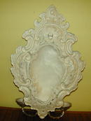Pair of Silvered Metal Wall Sconces fitted with Candlearms