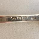 GEORGIAN STERLING MARROW SPOON/SCOOP BY PETER,ANN,WILLIAM BATEMAN