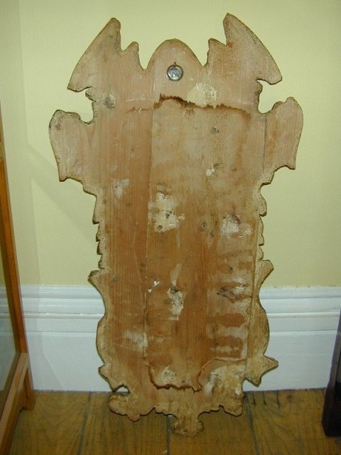 Pair of Italian Rococo Style Wood Carved & Painted Mirrors