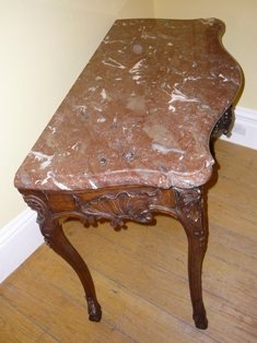 mid-18th century Period French Baroque Oak Console Table