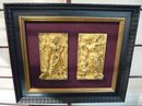 PAIR OF 18th.CENT. GILT BRONZE PLAQUES