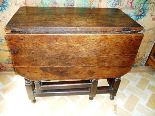 LATE 17th.CENT. ENGLISH OAK GATE-LEG TABLE