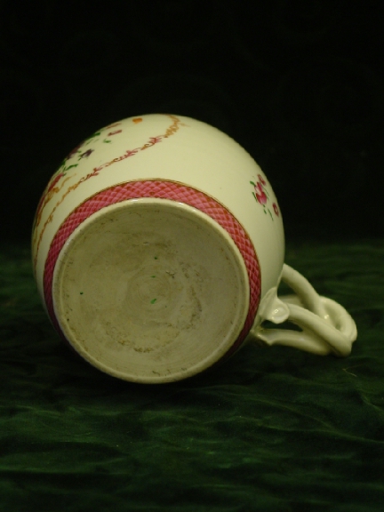 Large 18th. cent. Chinese Export Famille Rose Cider Mug