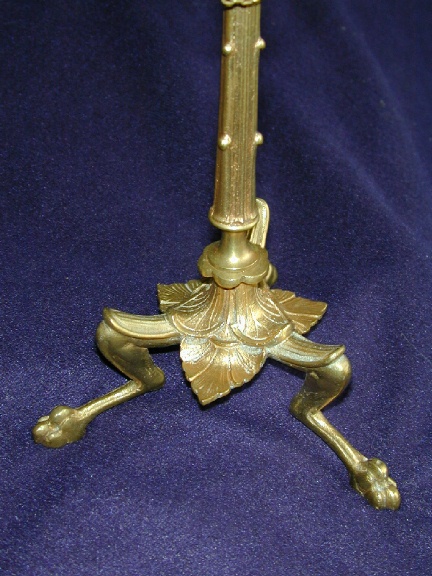 Pair of 19th. cent. French Gilt Bronze Candelsticks