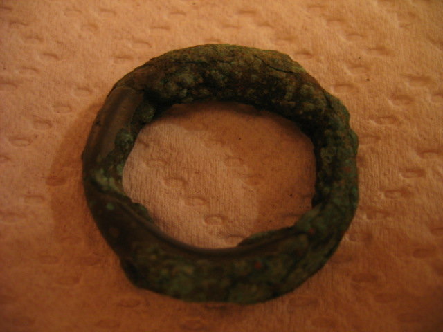 Ribbed Celtic Proto Ring Money - Early Ancient