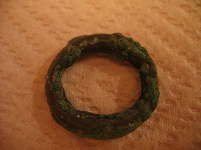 Ribbed Celtic Proto Ring Money - Early Ancient