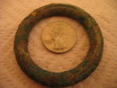 MASSIVE - RARE Celtic Proto Ring Money Dark