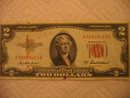 Series 1953 A $2 Red Seal Note