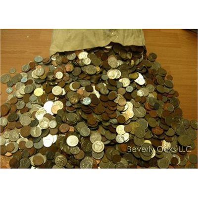 Over 1050 Foreign Coins Lot