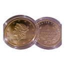 1849 $1 Liberty Gold BU Replica Coin