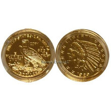 1929 $5 Gold Indian Head Half Eagle BU Replica Coin