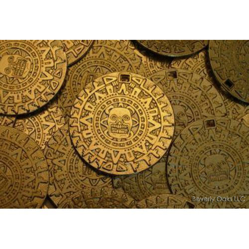Lot of 10 - Aztec Gold Coins