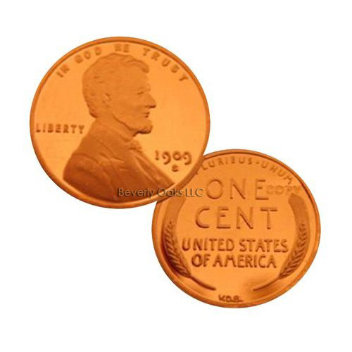 1909 S VDB Lincoln Cent Replica Coin