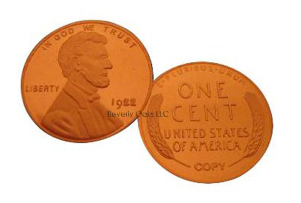1922 Plain No D Lincoln Cent Replica Coin