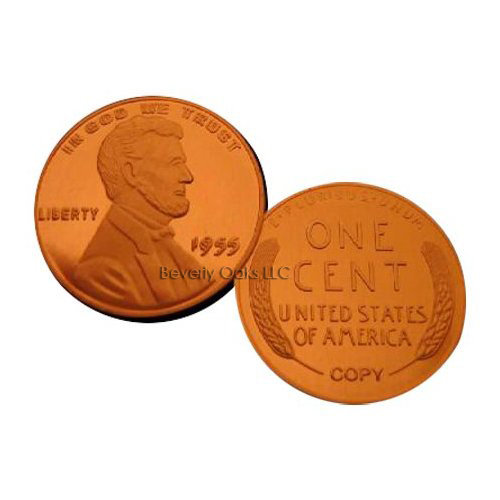 Lot of 10 - 1955 Double Die Obverse Frosted Cameo Lincoln Cent Replica Coins