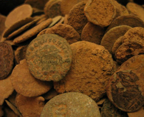 Lot of 1000 Uncleaned Roman Ancient Coins