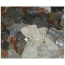 Pirates Loot Bag Stuffed with World Coins