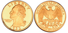 1932-S Washington Quarter Silver Coin - Replica