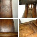 Pair Antique 19th Century Chinese Willow Horseshoe Armchairs Wood Chairs