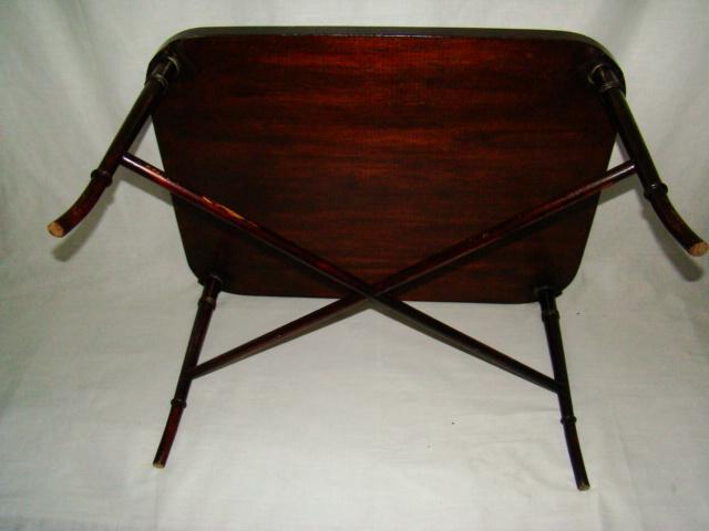 Antique Victorian English Paper Papier Mache' Lacqured Tea Tray