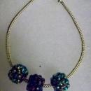 Shamballa green beads with silver tone bracelet