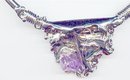 SALE Designer Amethyst stone Necklace