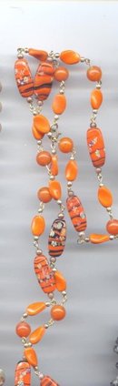 SALE Venetian Art Glass Necklace 32