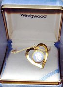 SALE Wedgwood Heart Shaped Pendant