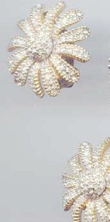 SALE Ciner Star burst Rhinestone Earrings