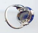 SALE Sterling Silver Lapis Ring