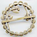 SALE Vintage Czechoslovakia Paste Belt Buckle