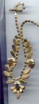 SALE Green Necklace V Shaped