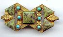 SALE Snake Belt Buckle Czechoslovakia