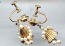 SALE Vintage 12kt Gold filled and cultured