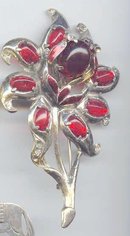 SALE Fabulous Trembler Gigantic Flower Brooch