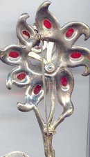 SALE Fabulous Trembler Gigantic Flower Brooch
