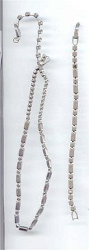 Weiss Rhinestone Set with necklace and Bracelet
