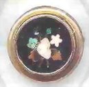 SALE 14Kt gold Inlay gem Ring Vintage
