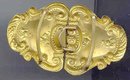 SALE Gilted Enameled Brilliant Belt Buckle