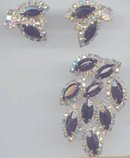 SALE Weiss Gigantic Pin and Earring