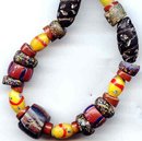 SALE African Trade Bead Necklace