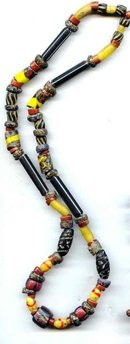 SALE African Trade Bead Necklace