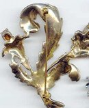 SALE Magnificent Rhinestone Old Pin