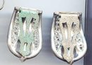 SALE Glitzy Pair of Rhinestone vintage Clips
