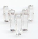 SALE Checz Crystal Pin Art Deco Style