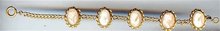SALE Cameo Bracelet with 5 cameos