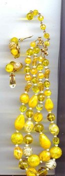 SALE Hattie Carnegie Necklace and Earring