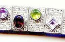 SALE Gigantic Sterling Silver Gem stone