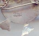 SALE Sterling Silver Vintage ducks and duck