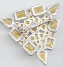 Eisenburg Vintage Rhinestone Pin unsigned